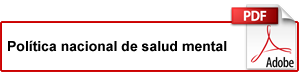 titulo política nacional de salud mental