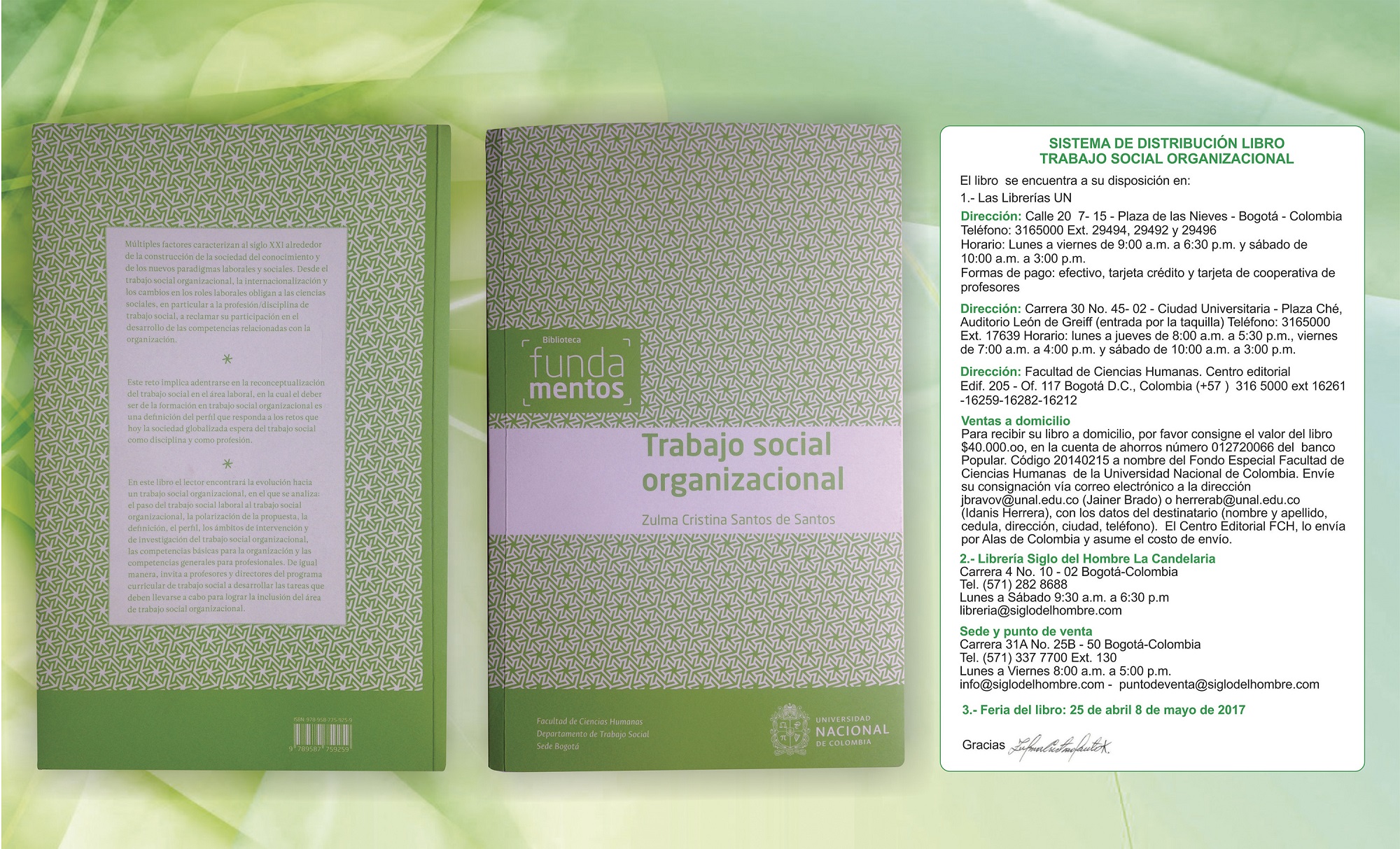 imagen libro trabajo social organizacional